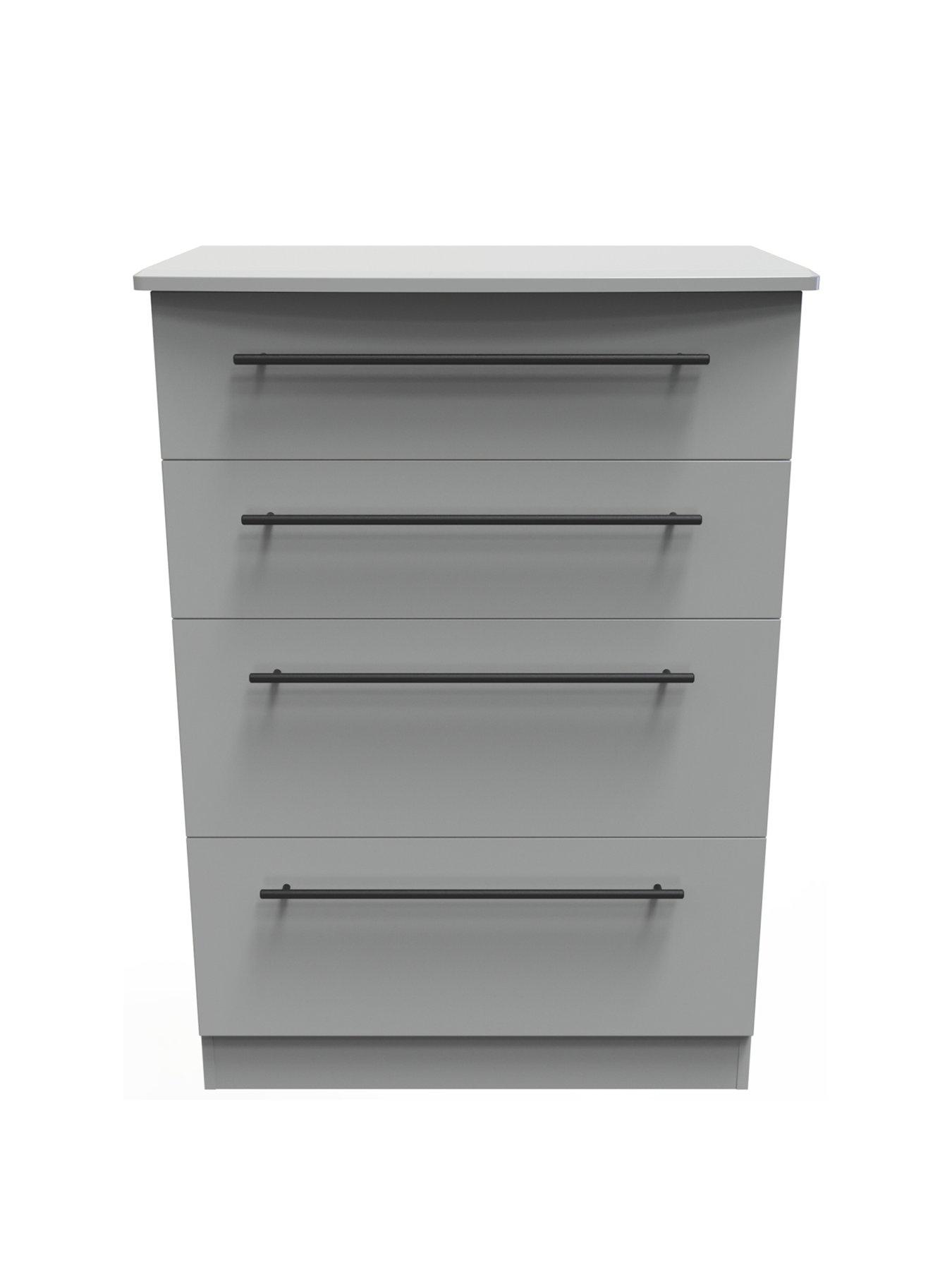 Product photograph of Swift Hayle Ready Assembled 4 Drawer Deep Chest from very.co.uk