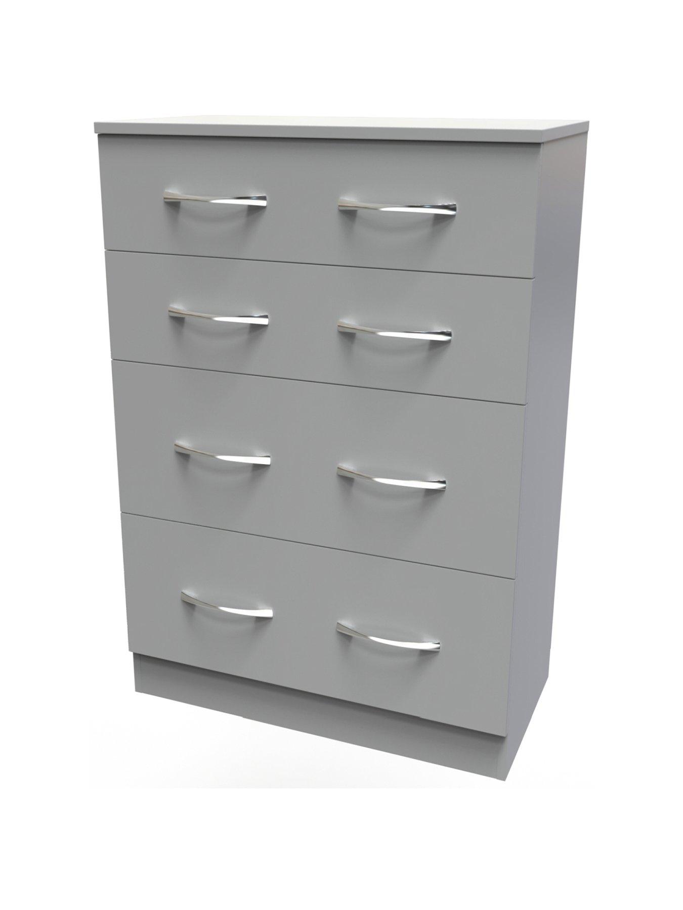 Image 3 of 8 of SWIFT Elton Ready Assembled 4 Drawer Deep Chest&nbsp;- FSC&reg; Certified