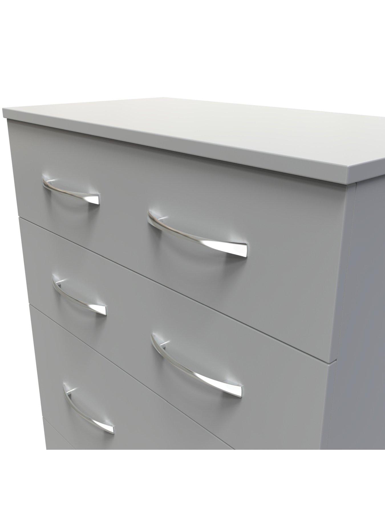 Image 4 of 8 of SWIFT Elton Ready Assembled 4 Drawer Deep Chest&nbsp;- FSC&reg; Certified