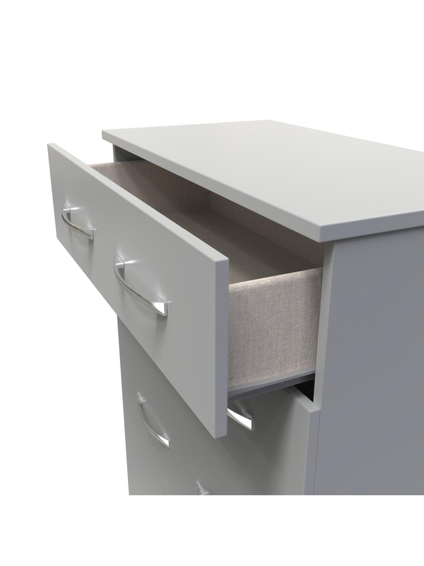 Image 5 of 8 of SWIFT Elton Ready Assembled 4 Drawer Deep Chest&nbsp;- FSC&reg; Certified
