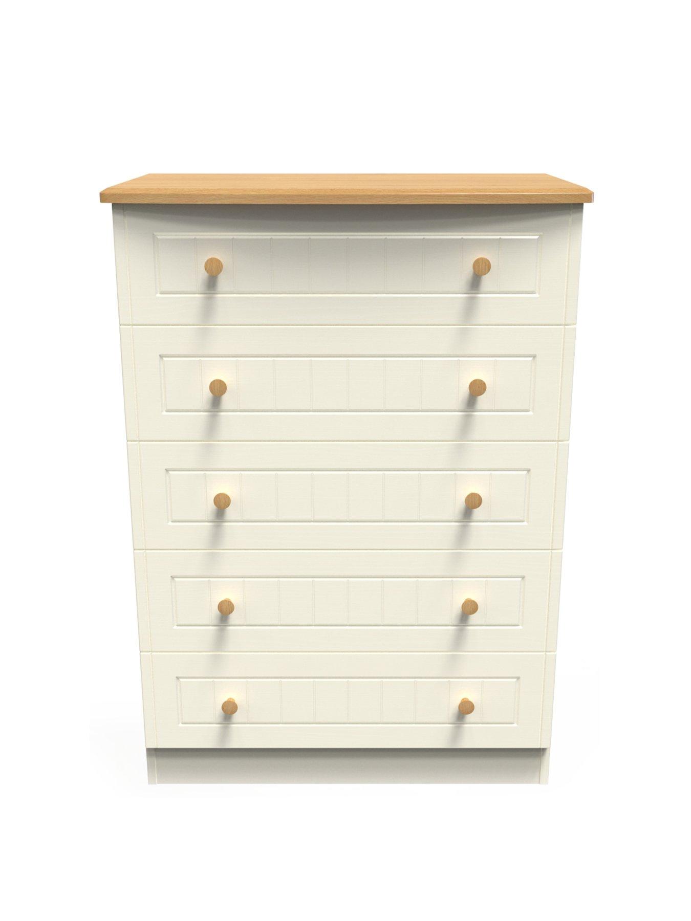 Product photograph of Swift Grove Ready Assembled 5 Drawer Chest from very.co.uk