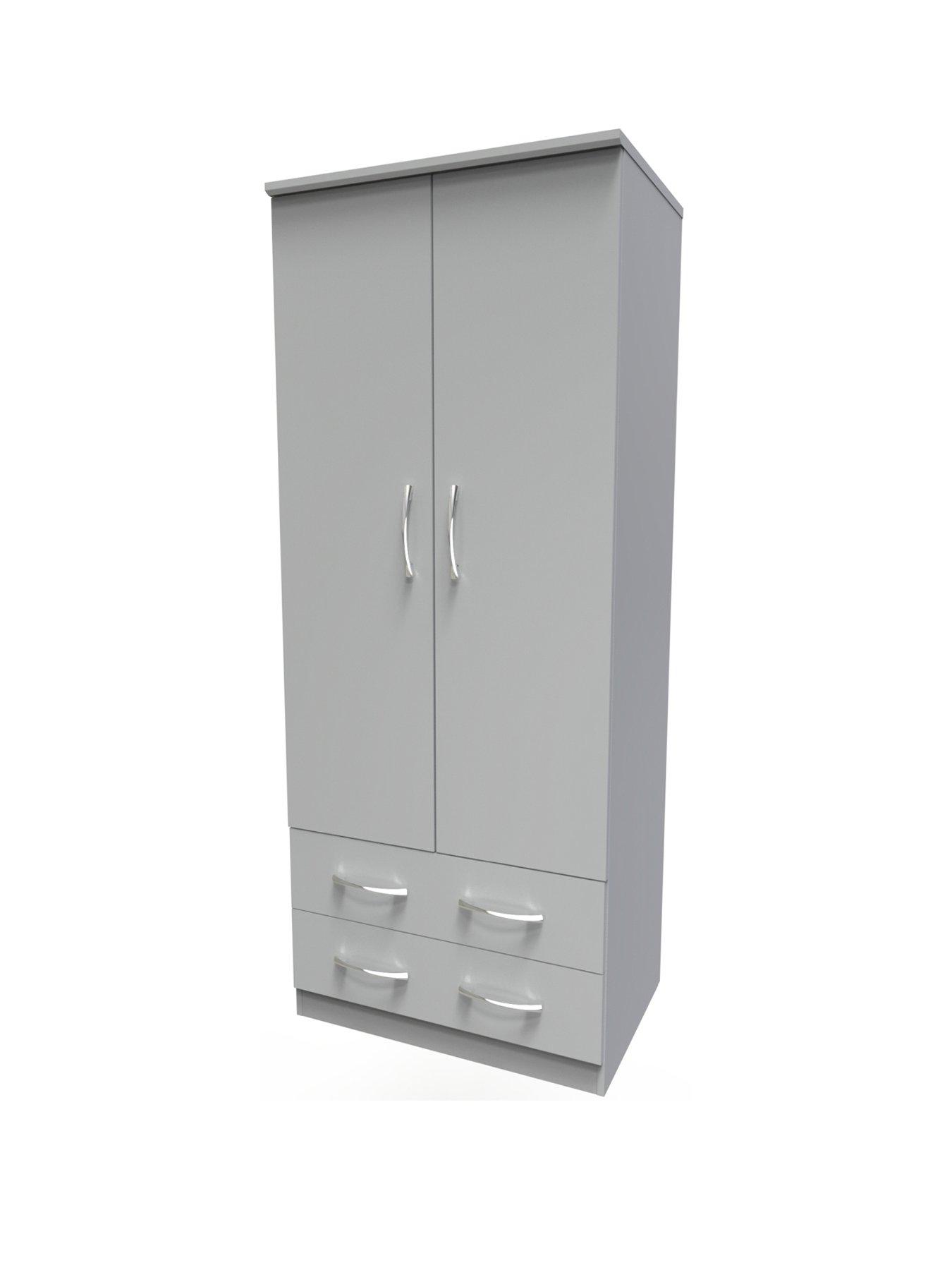 Image 3 of 8 of SWIFT Elton Ready Assembled&nbsp;2 Door, 2 Drawer Wardrobe&nbsp;- FSC&reg; Certified