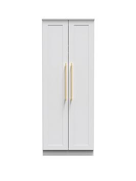 Product photograph of Swift Newton Ready Assembled 2 Door Wardrobe from very.co.uk