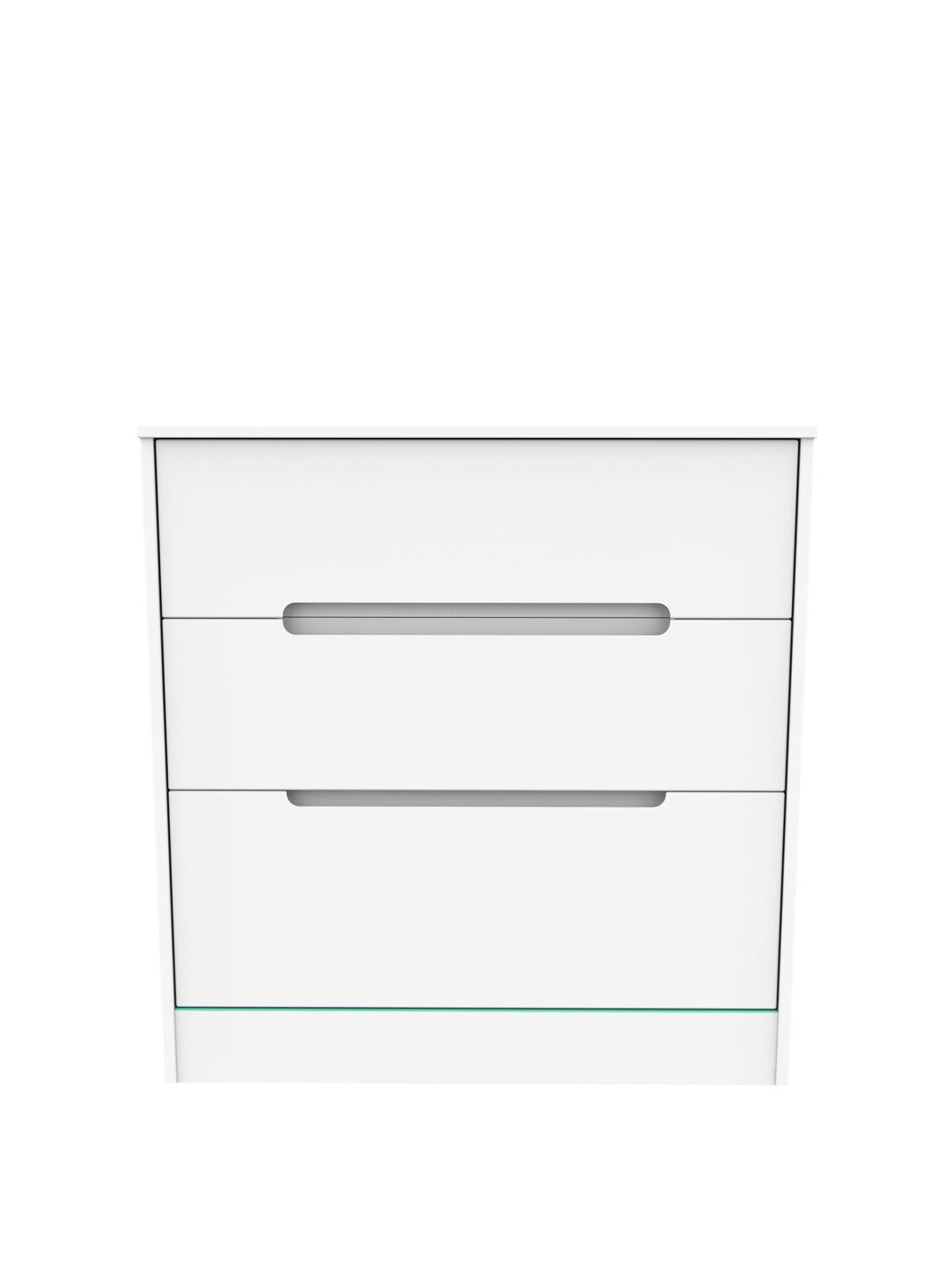 Product photograph of Swift Milton Ready Assembled 3 Drawer Chest from very.co.uk