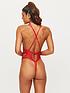  image of ann-summers-bodywear-the-obsession-crotchless-body-bright-red
