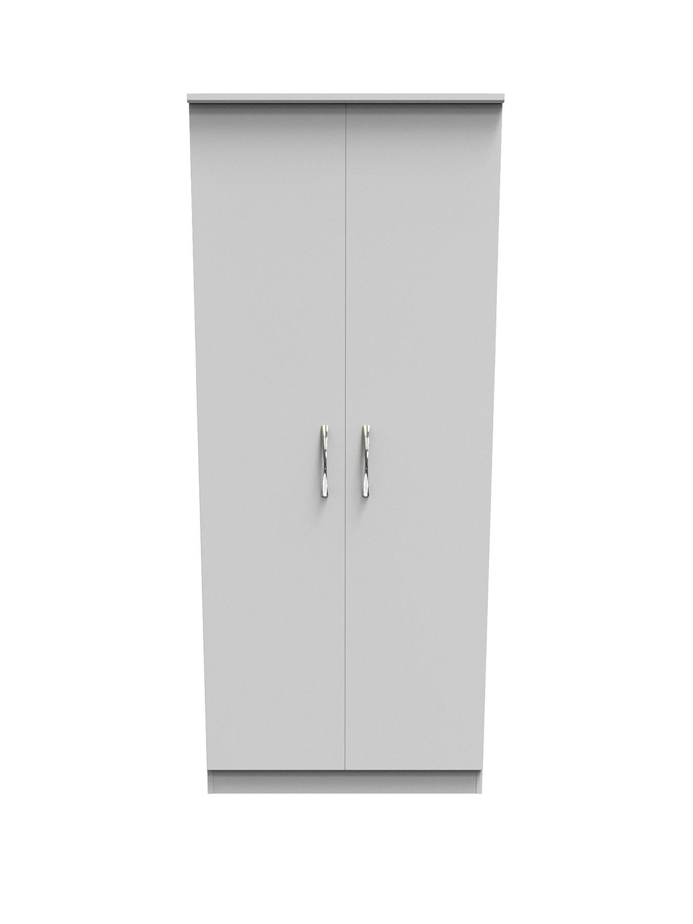 SWIFT Elton Ready Assembled 2 Door 2 Drawer Wardrobe FSC