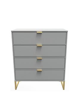 Product photograph of Swift Diego Ready Assembled 4 Drawer Chest from very.co.uk