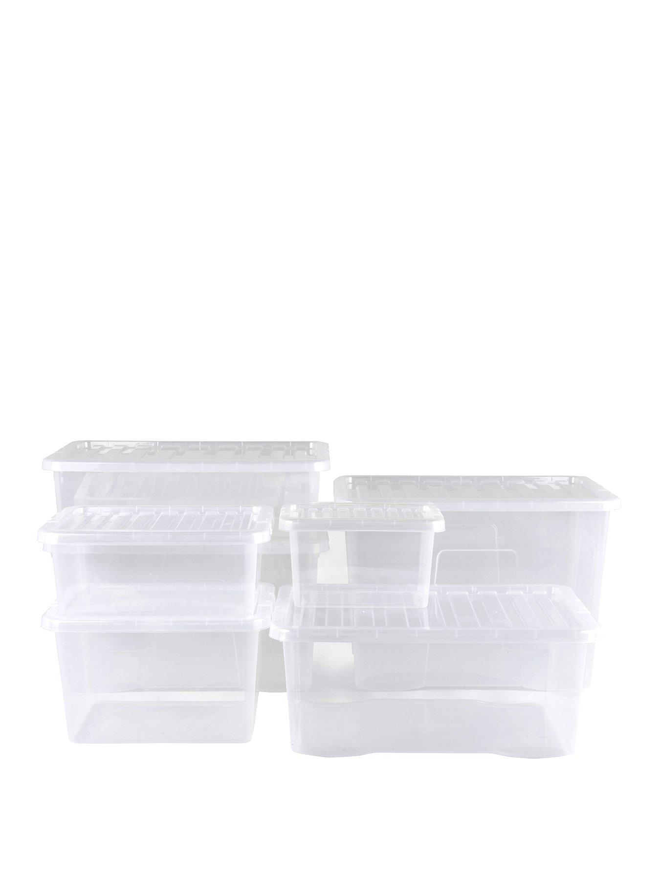 Storage Boxes | Plastic | Clear | Storage & Organisation | Home ...
