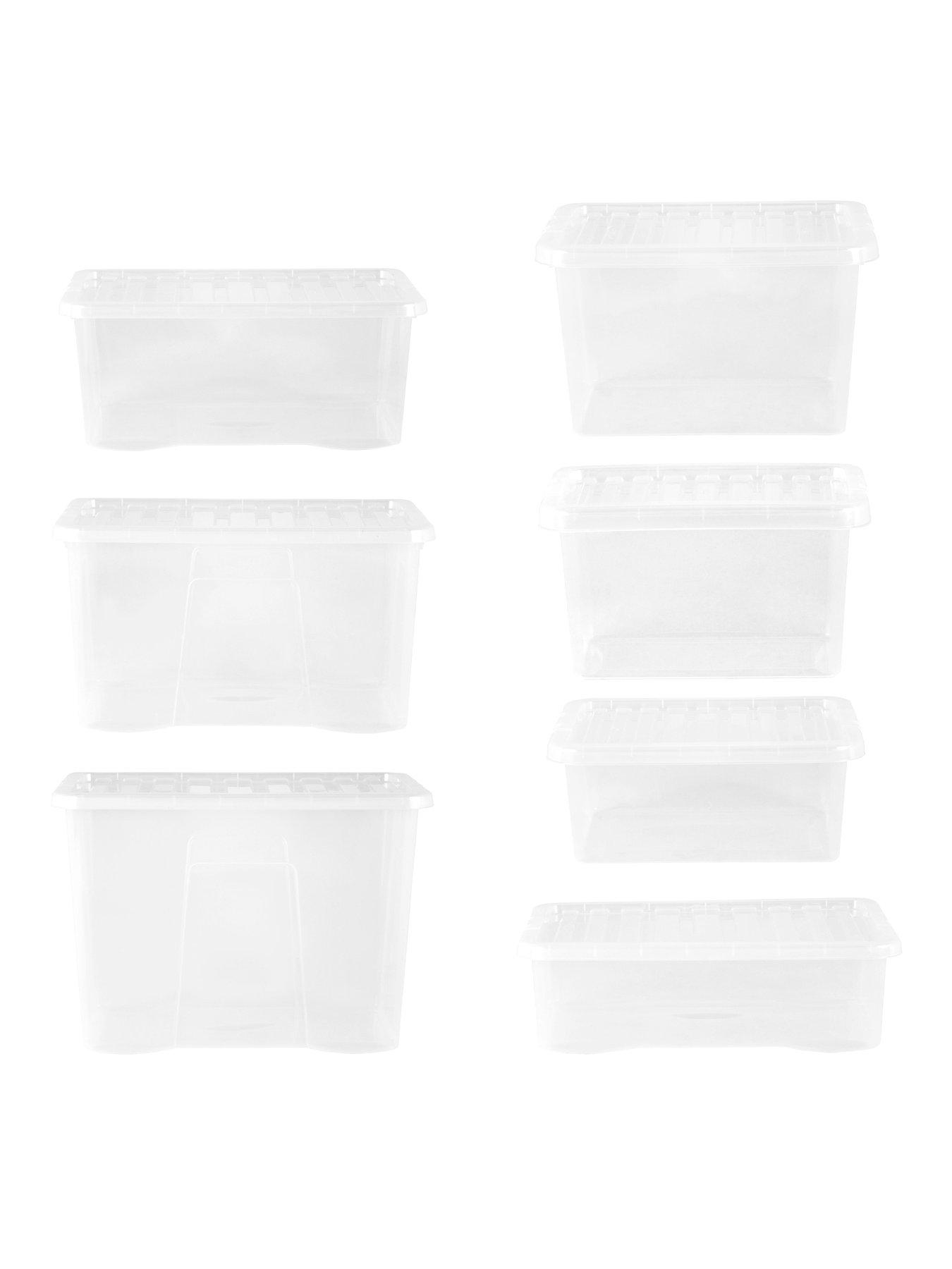 Wham Set of 7 Crystal Storage Boxes very.co.uk