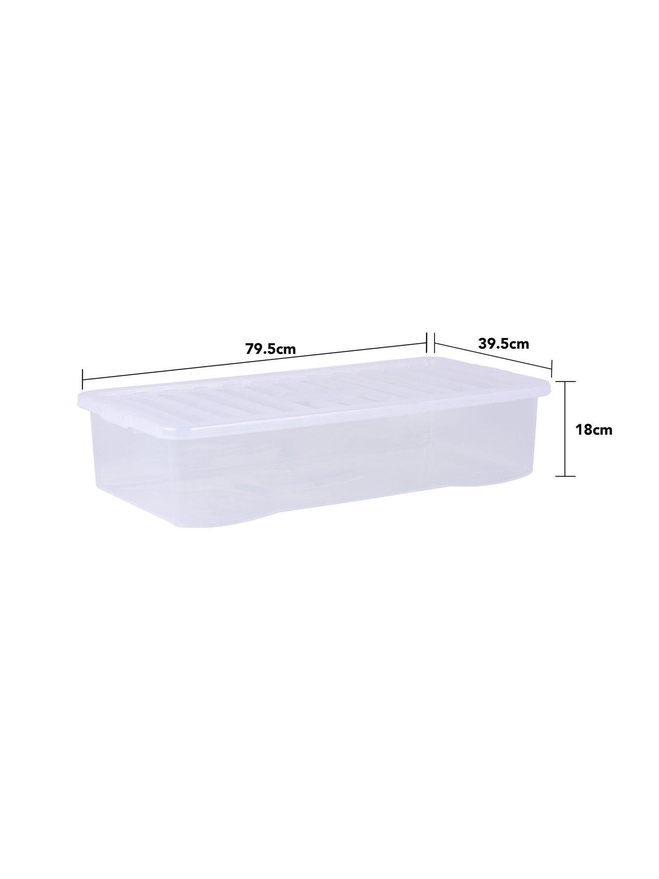 Image 5 of 5 of Wham Set of 5 Crystal Storage Boxes &ndash; 42-litre Capacity