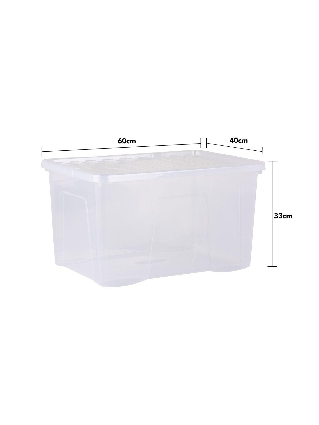 Image 5 of 5 of Wham Set of 5 Crystal Storage Boxes &ndash; 60-litre Capacity