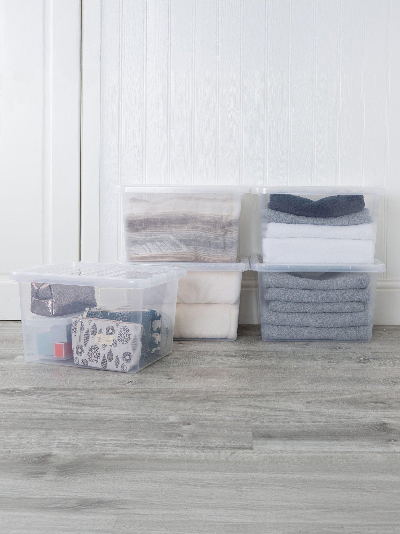 wham-set-of-5-clear-crystal-plastic-storage-boxes-ndash-25-litres-each