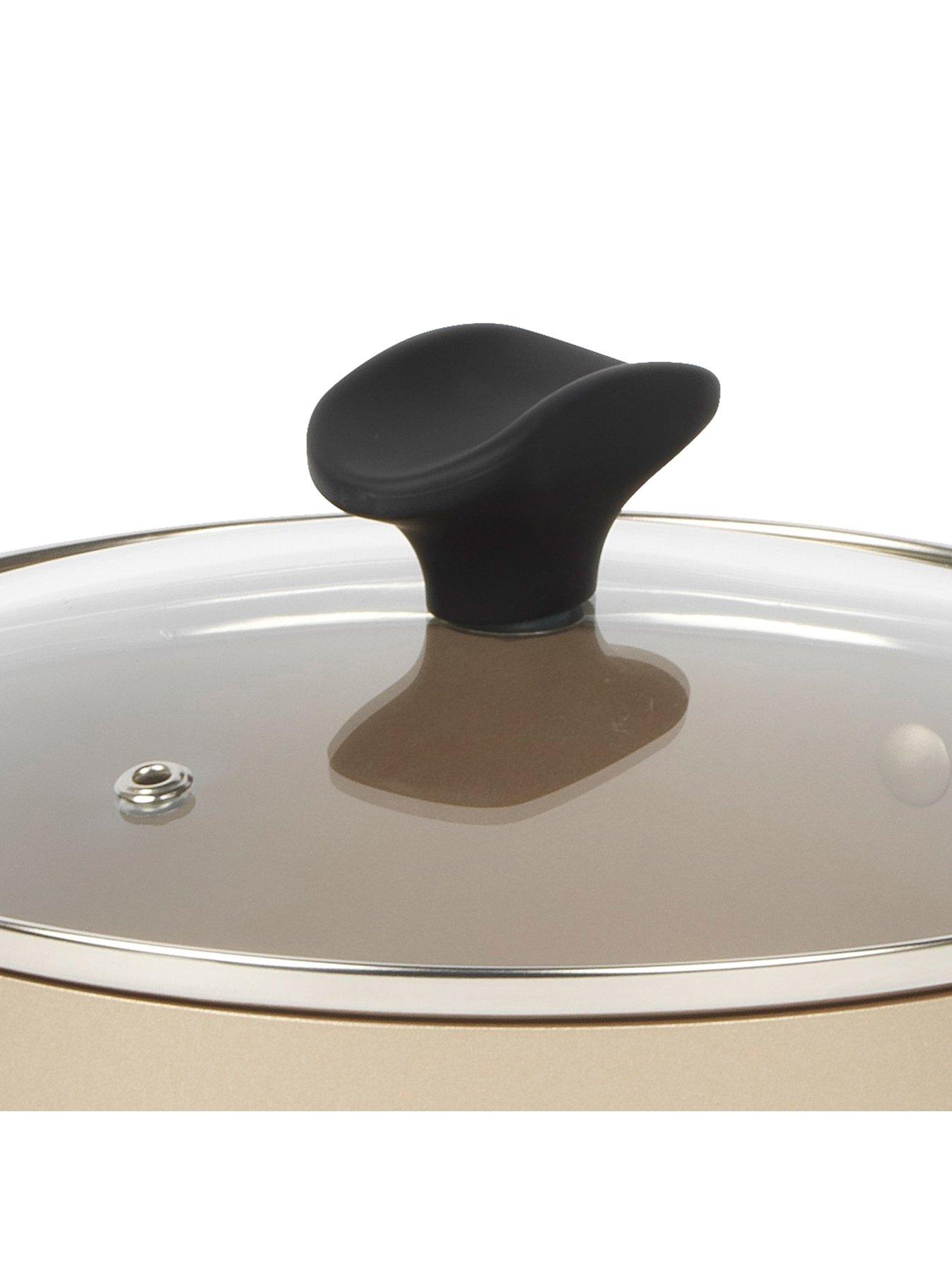 Image 2 of 7 of Salter Olympus 20 cm Saucepan with Tempered Glass Lid