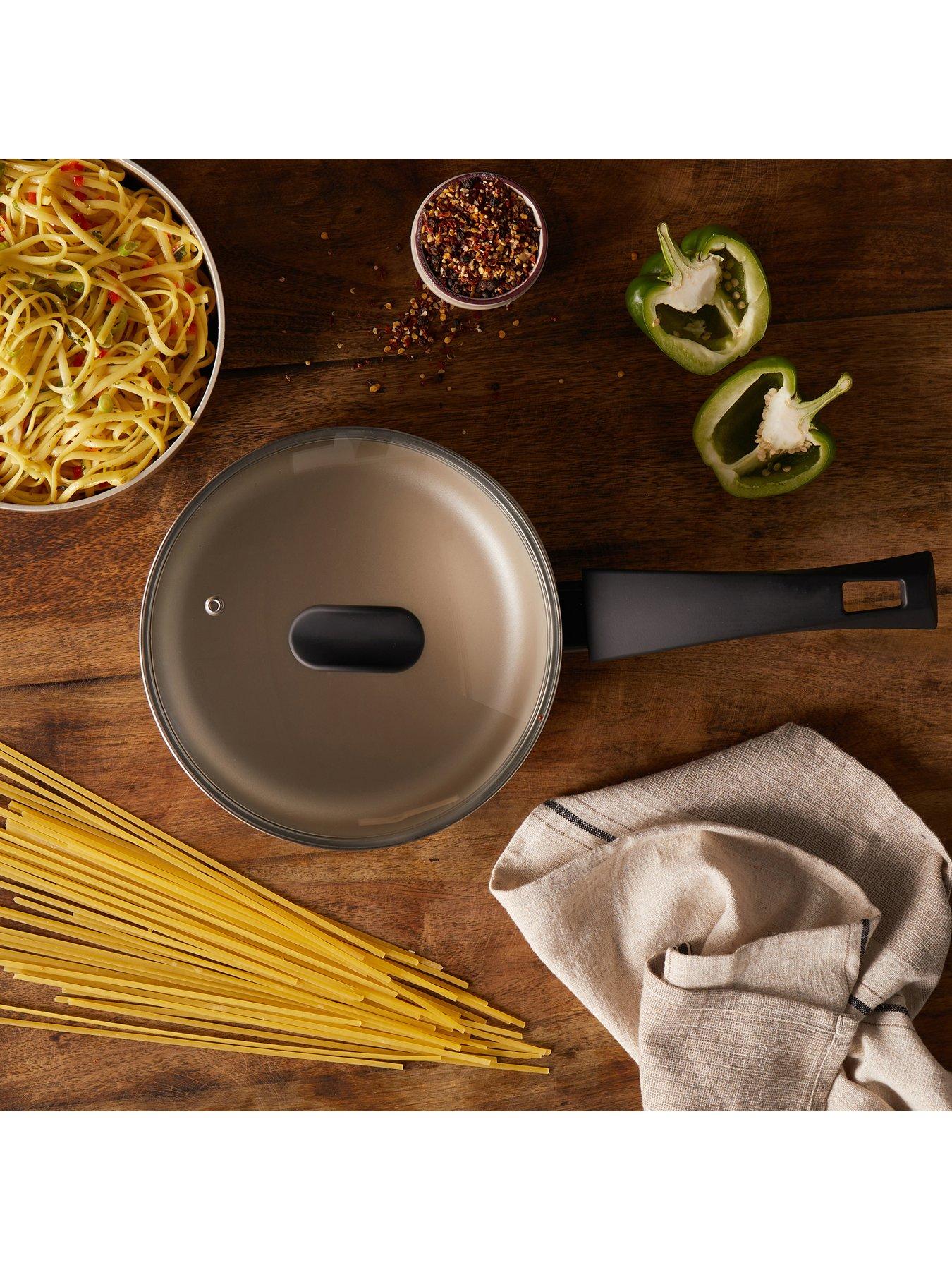 Image 5 of 7 of Salter Olympus 20 cm Saucepan with Tempered Glass Lid