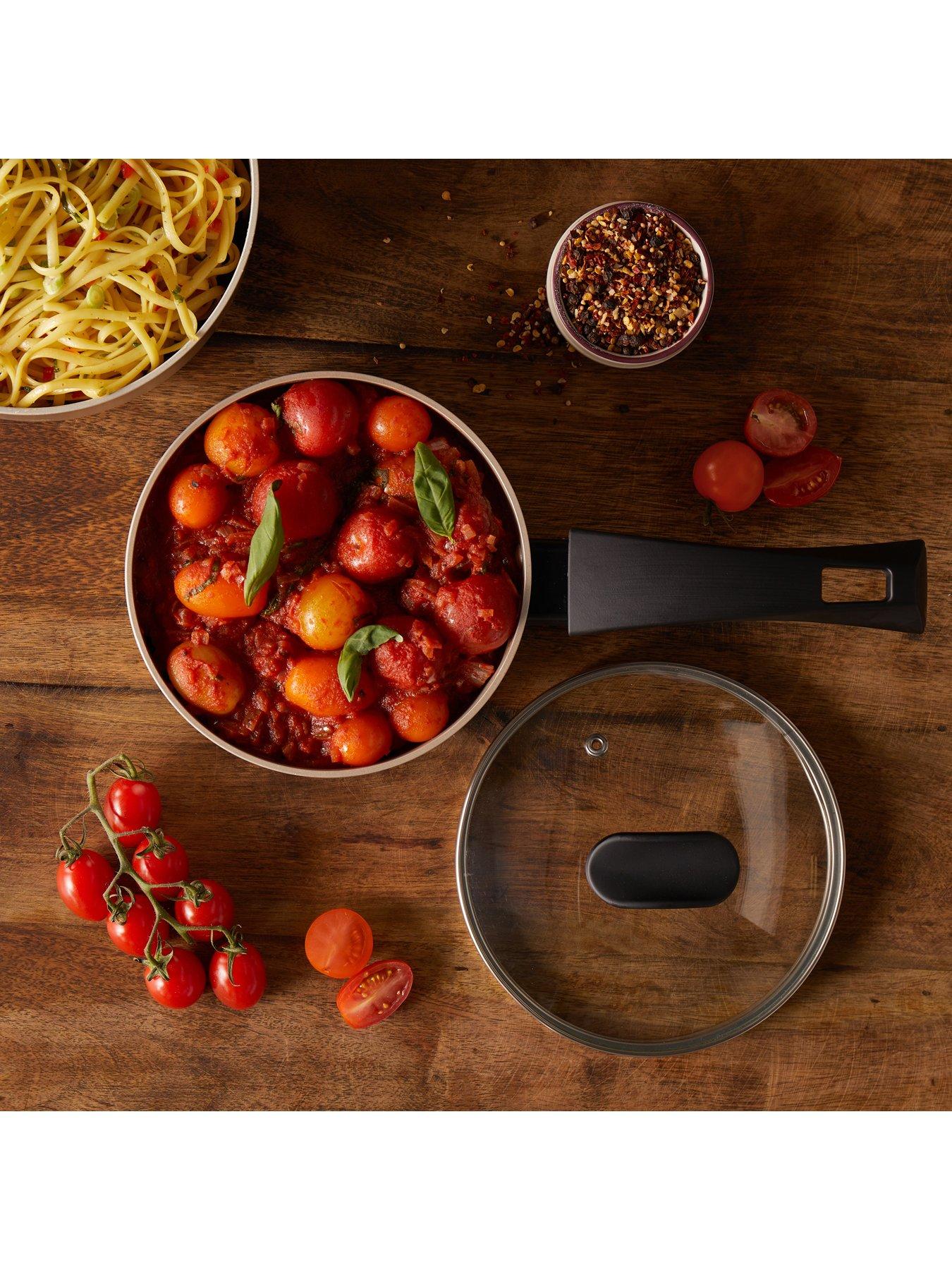 Image 6 of 7 of Salter Olympus 20 cm Saucepan with Tempered Glass Lid