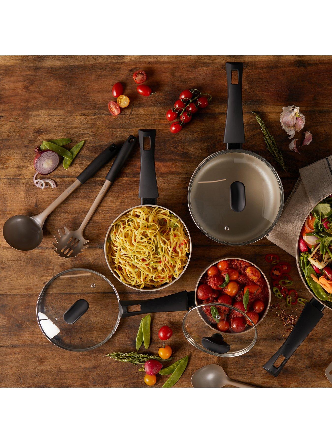 Image 7 of 7 of Salter Olympus 20 cm Saucepan with Tempered Glass Lid