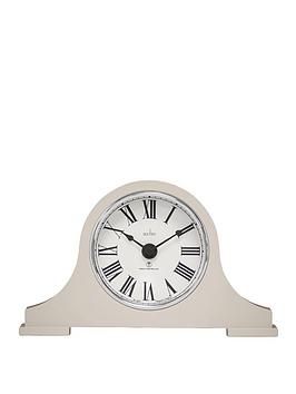 Product photograph of Acctim Clocks Foxton Mantel Clock - Light Grey from very.co.uk