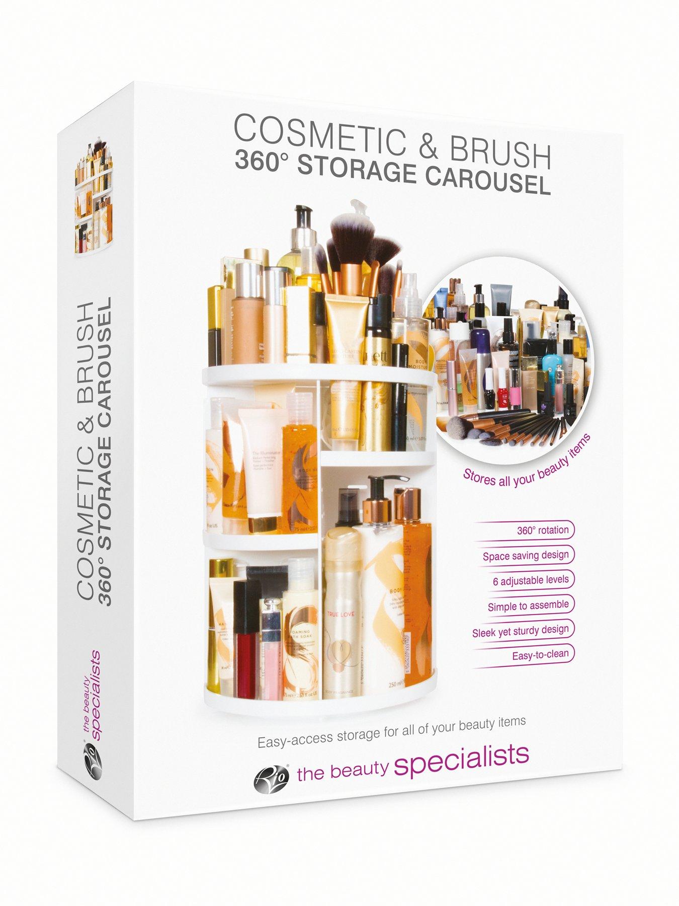 Image 6 of 6 of Rio Cosmetic & Brush Storage Carousel