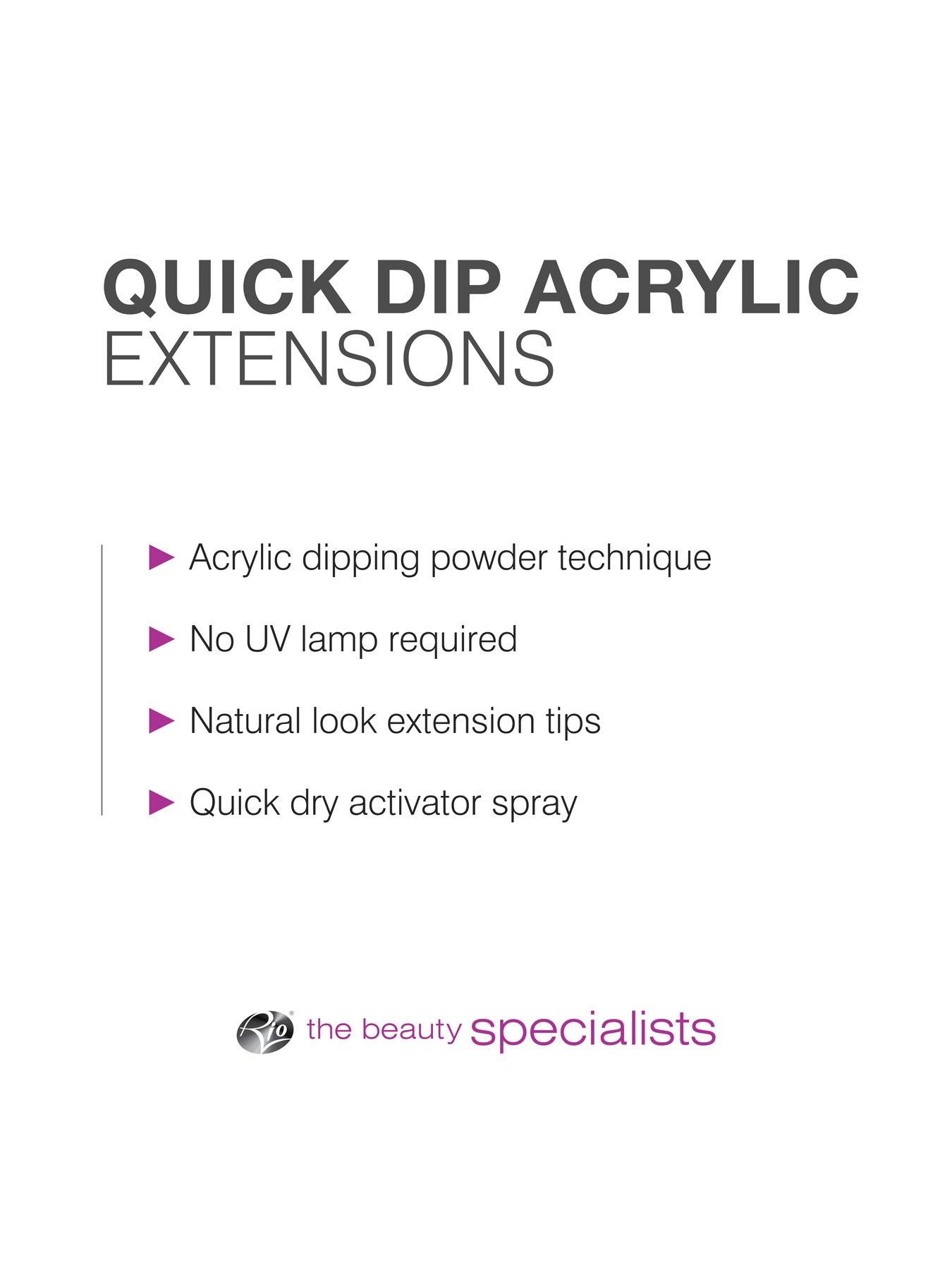 Rio quick dip on sale acrylic nails extensions