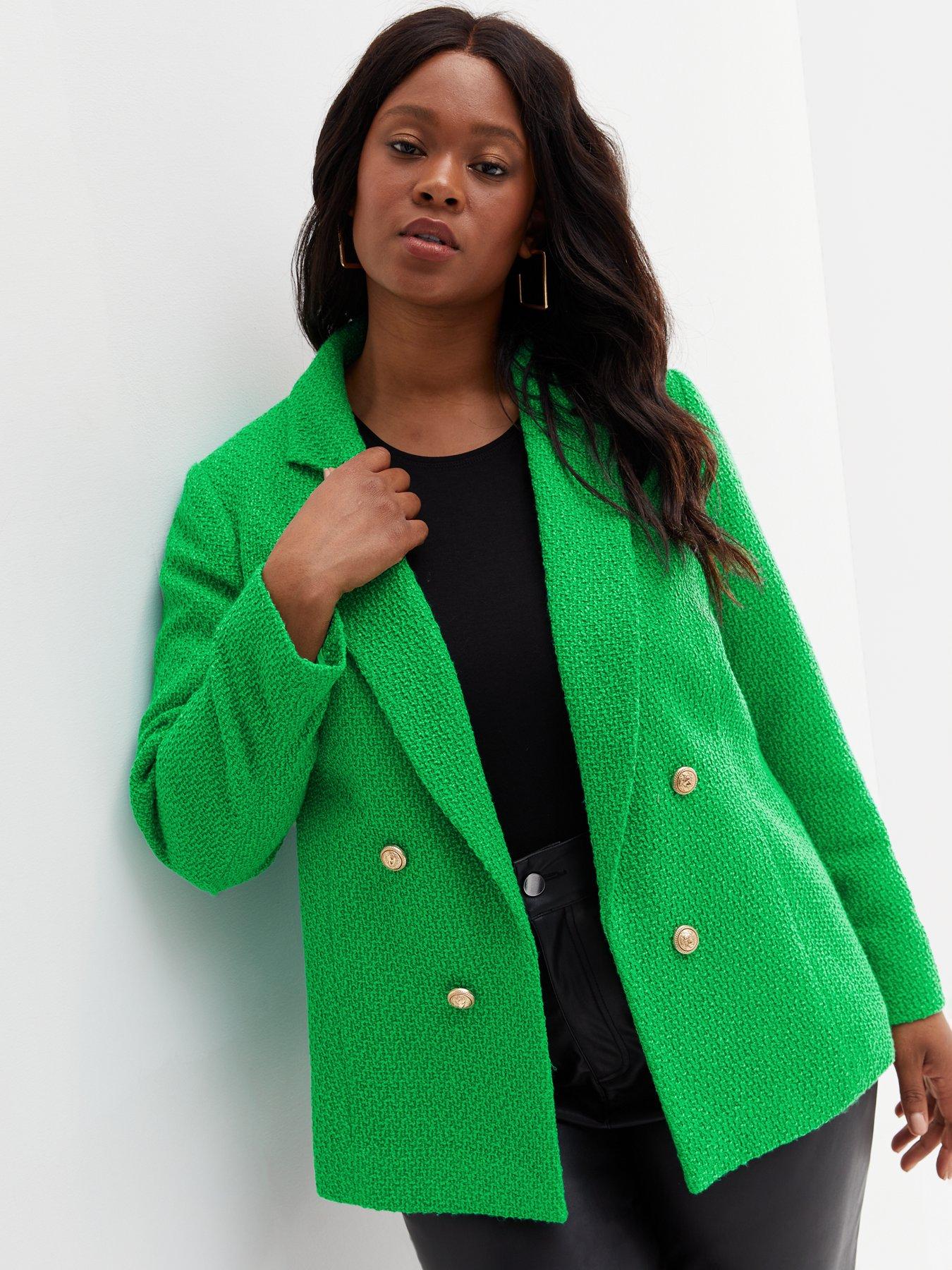 Ladies green sale blazer