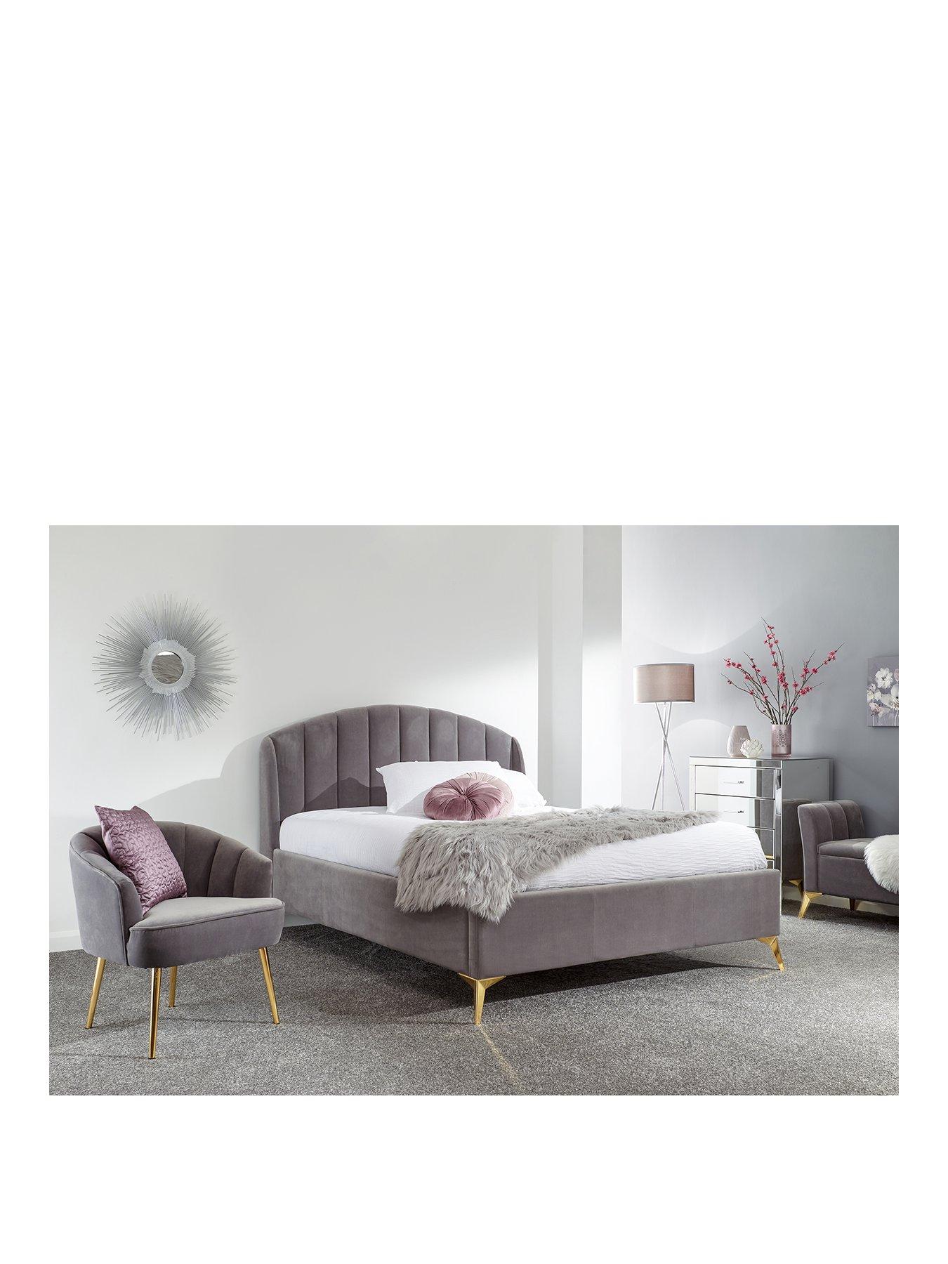 Product photograph of Gfw Pettine End Lift Ottoman Bed Grey from very.co.uk