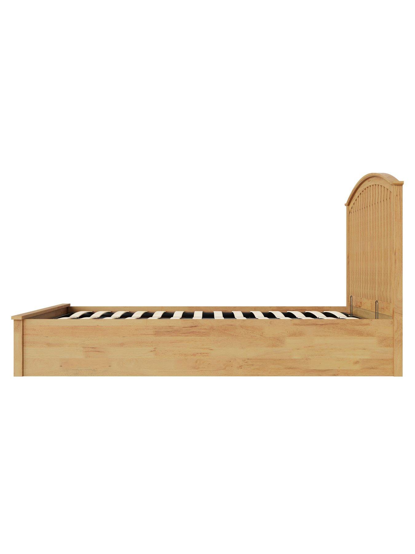 Image 5 of 6 of GFW Madrid Wooden End Lift Up Ottoman Storage Bed with Sleepycastle Mattress Offer (Buy &amp; SAVE!)