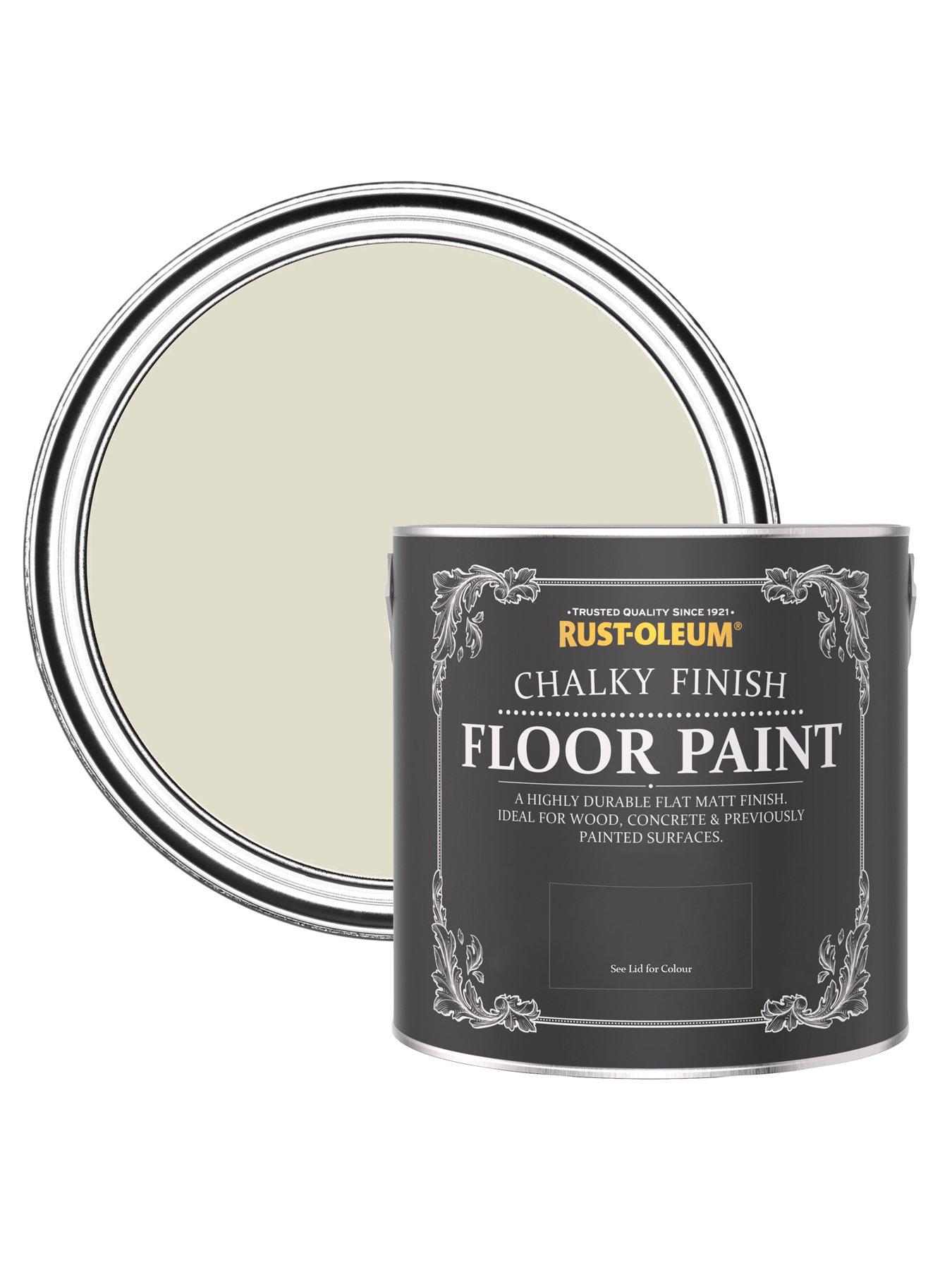 Rust-Oleum Chalky Finish Wall Pitch grey Flat matt Emulsion paint