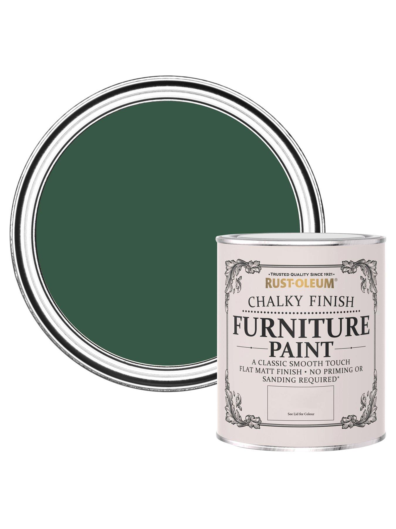 Product photograph of Rust-oleum Chalky Finish Furniture Paint In The Pinewoods Ndash 750 Ml Tin from very.co.uk