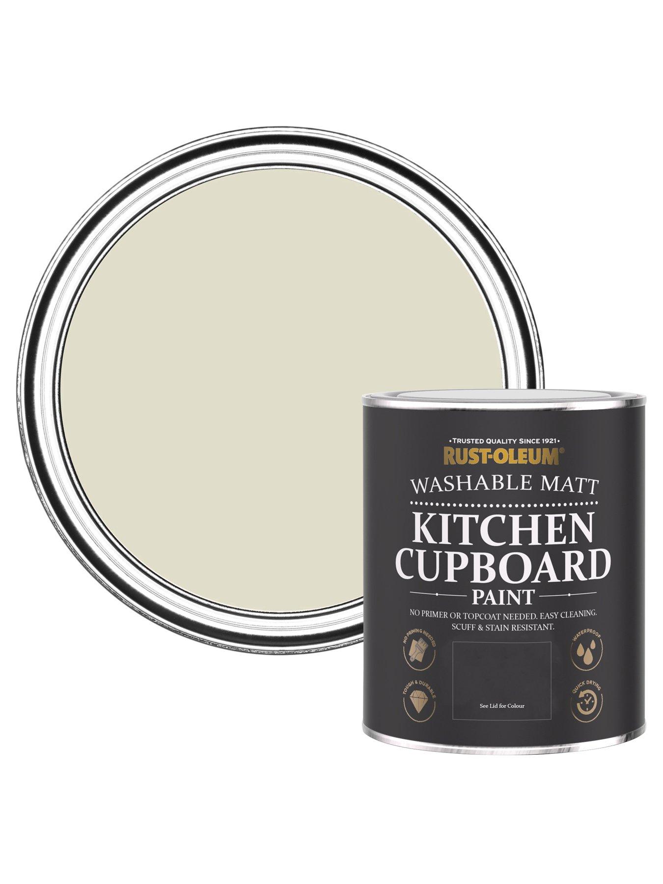 Rust-Oleum Kitchen Cupboard Paint in Relaxed Oats – 750 ml Tin | very.co.uk