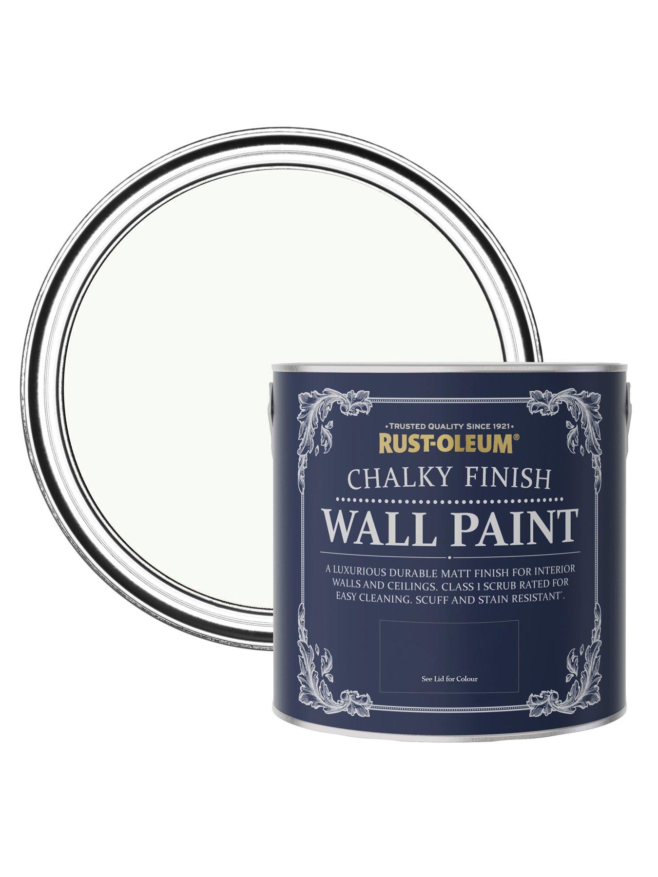 Product photograph of Rust-oleum Chalky Finish Wall Paint In Still Ndash 2 5-litre Tin from very.co.uk
