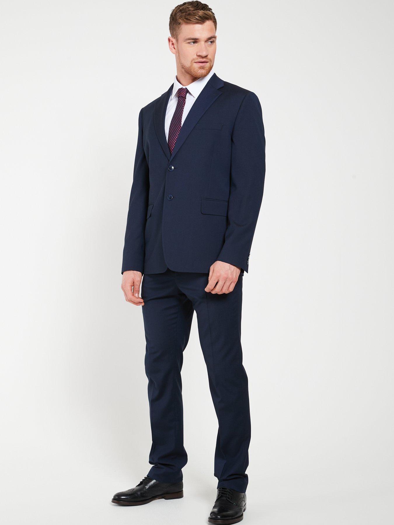 Everyday Regular Suit Jacket - Navy | Very.co.uk