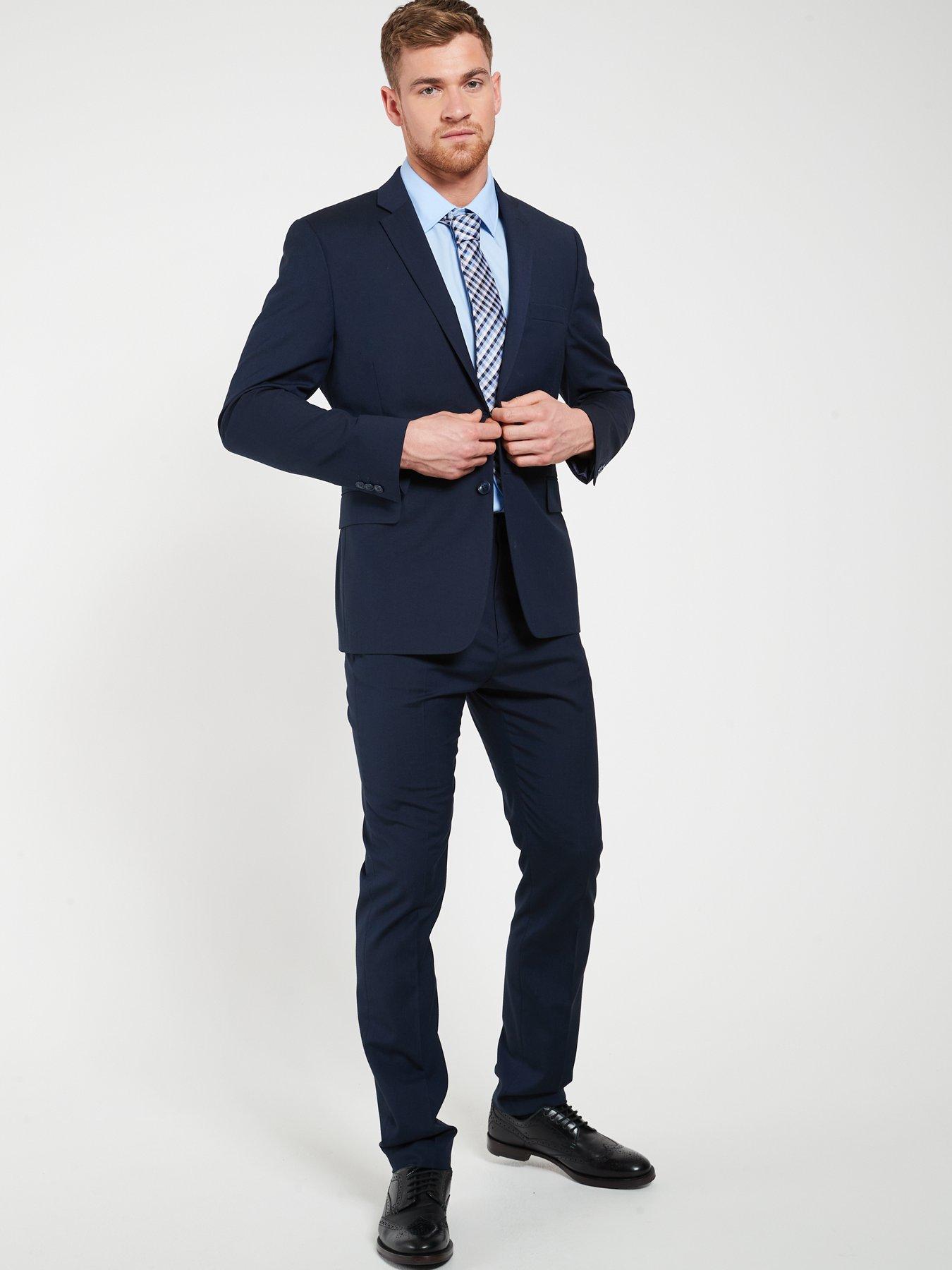 Image 3 of 6 of Everyday Slim Suit Jacket - Navy