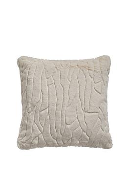 Product photograph of Cascade Home Bergen Faux Fur Cushion from very.co.uk