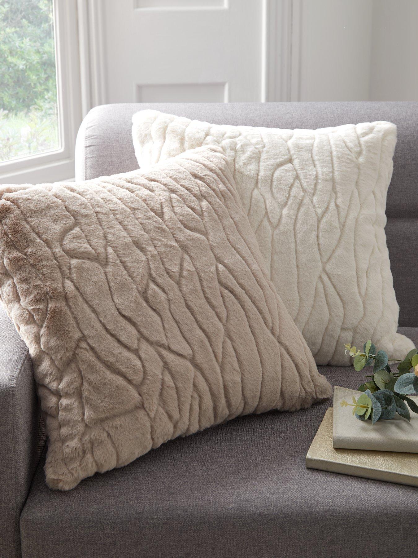 Image 2 of 4 of Very Home Bergen Faux Fur Cushion