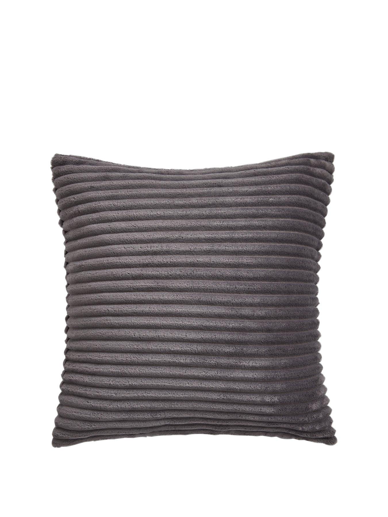 Very Home Ribbon Velour Cushion