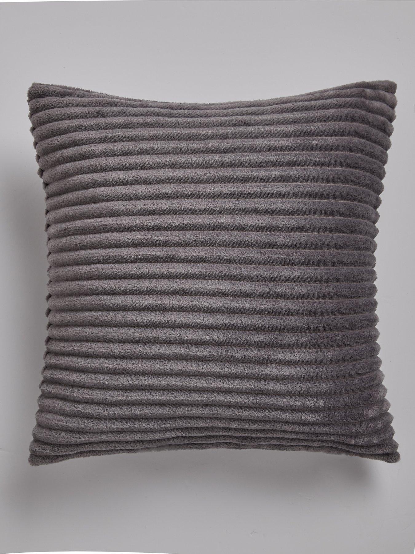 The Very Collection Ribbon Velour Cushion