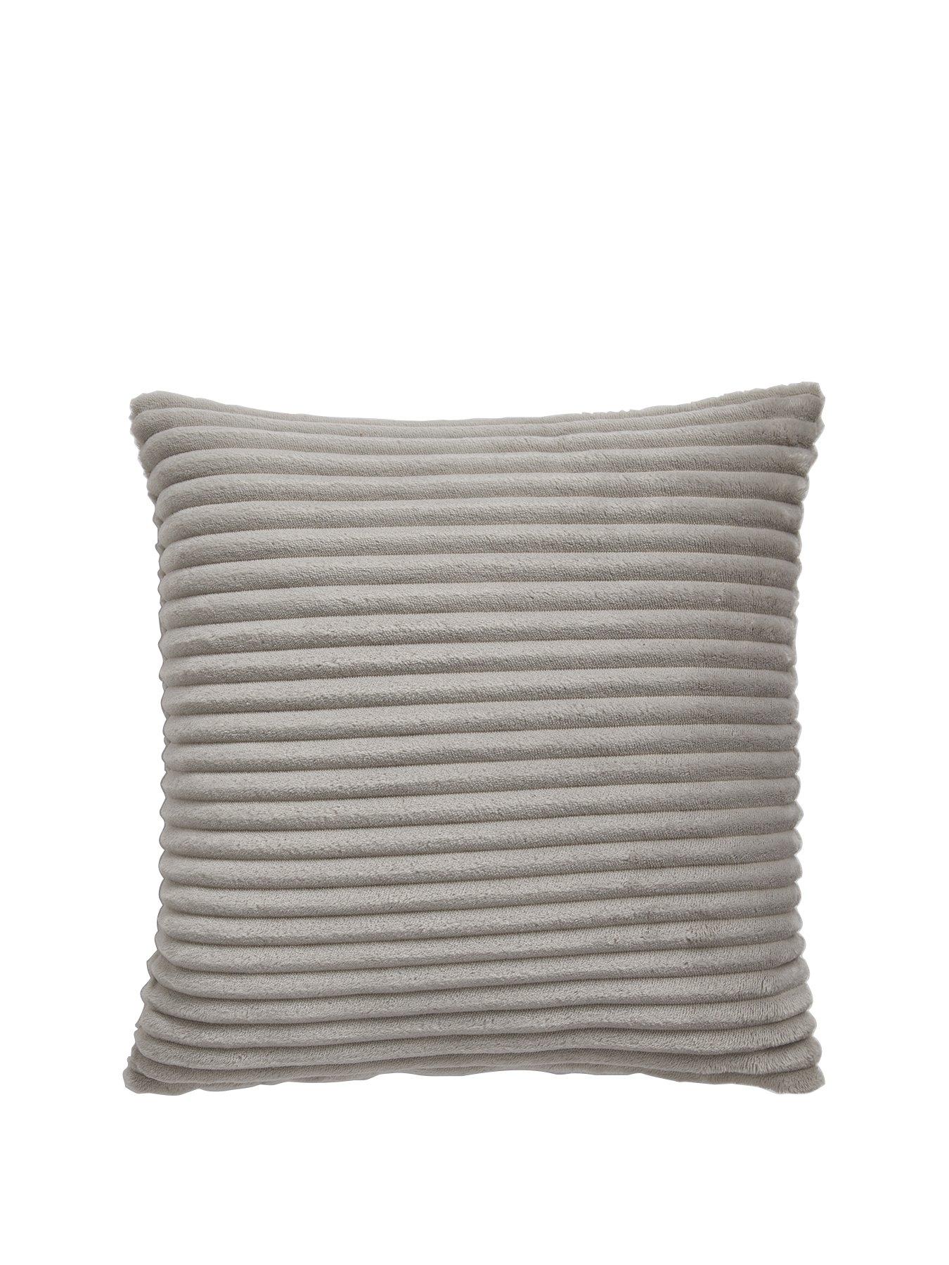 Very Home Ribbon Velour Cushion