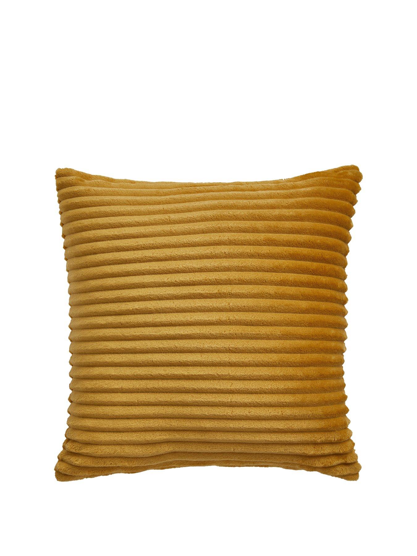 Very Home Ribbon Velour Cushion