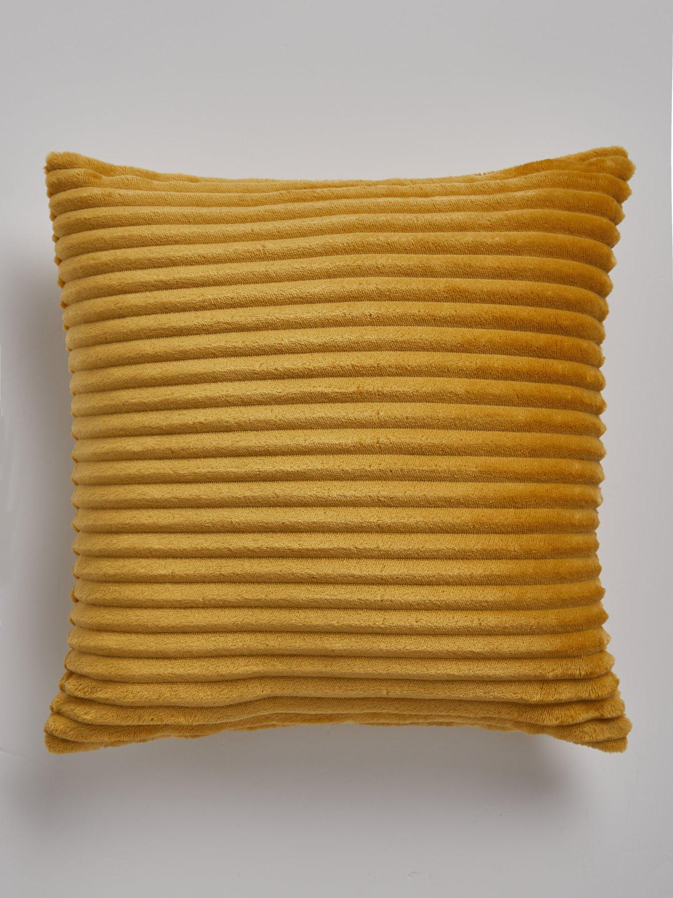 Very Home Ribbon Velour Cushion