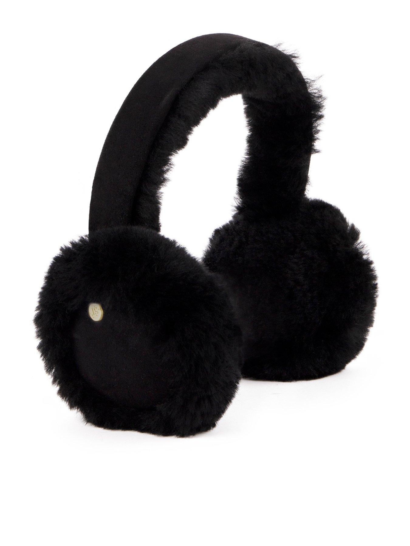 Just Sheepskin Harper Real Suede And Sheepskin Lined Earmuffs Very.co.uk