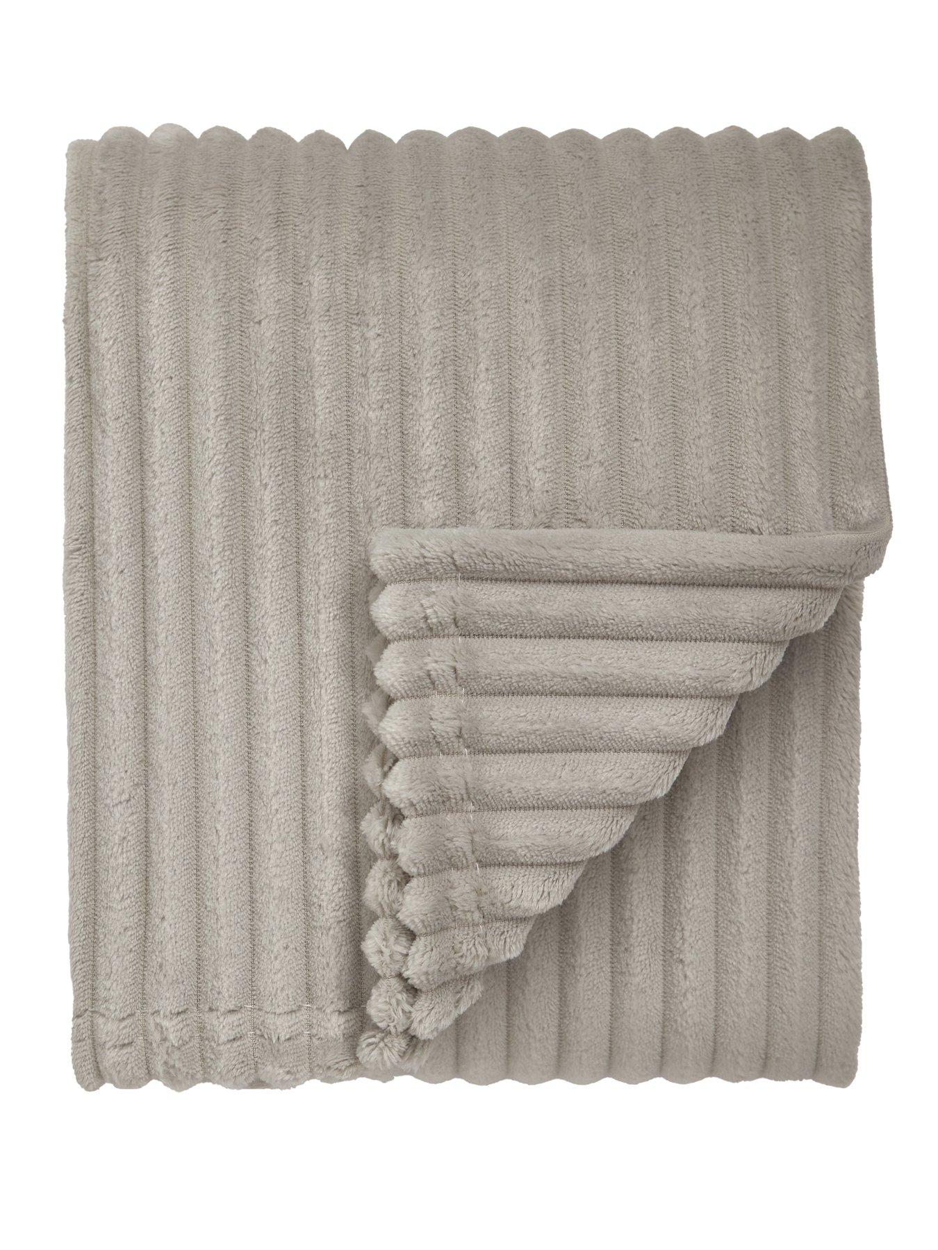 The Very Collection Ribbon Velour Throw