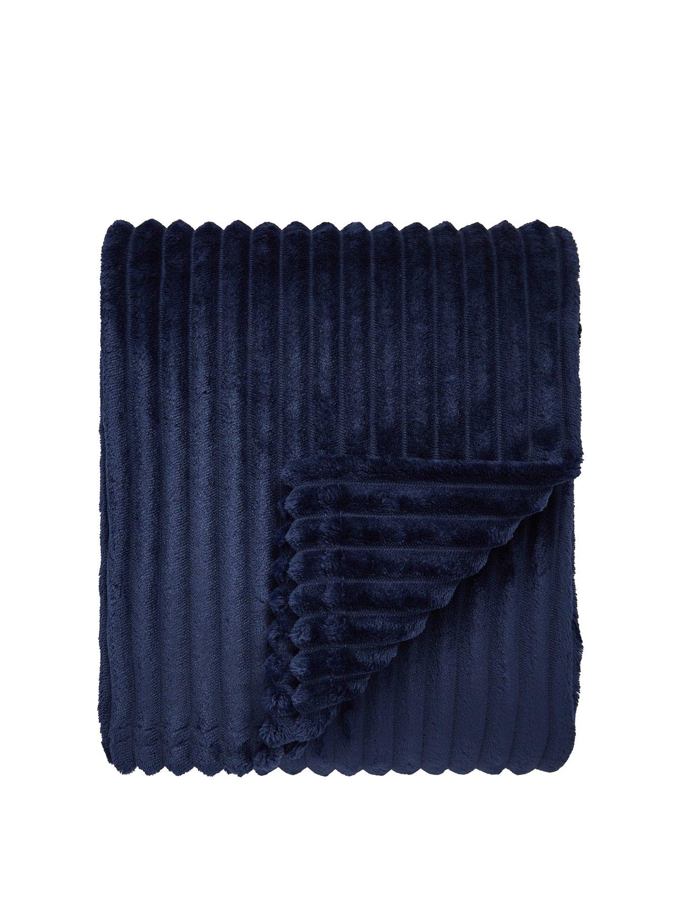 Image 1 of 3 of Everyday Ribbon Velour Throw