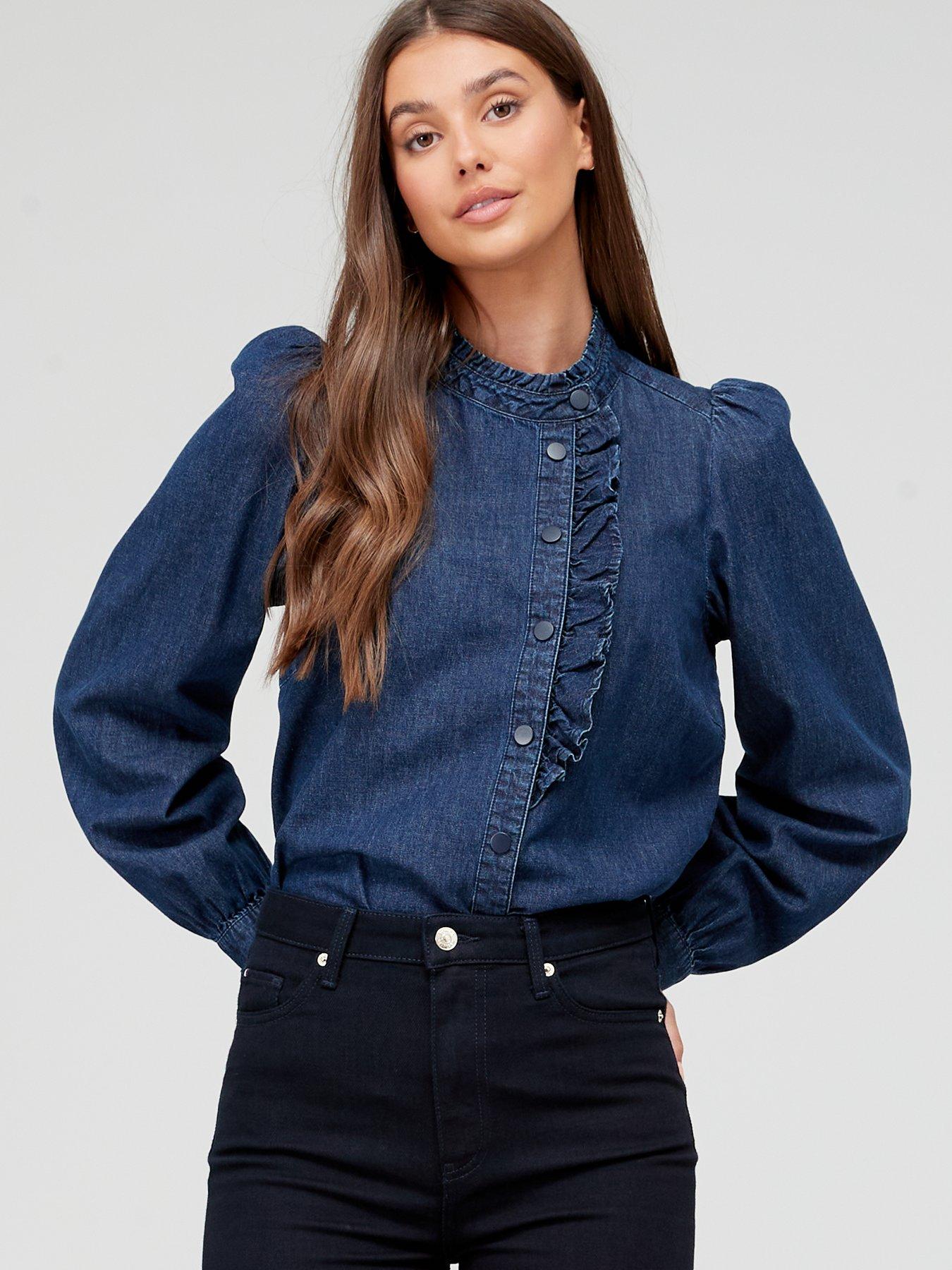 coster-copenhagen-denim-shirt-with-frills-medium-indigo