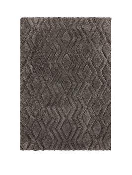 Product photograph of Asiatic Harrison Shaggy Rug from very.co.uk