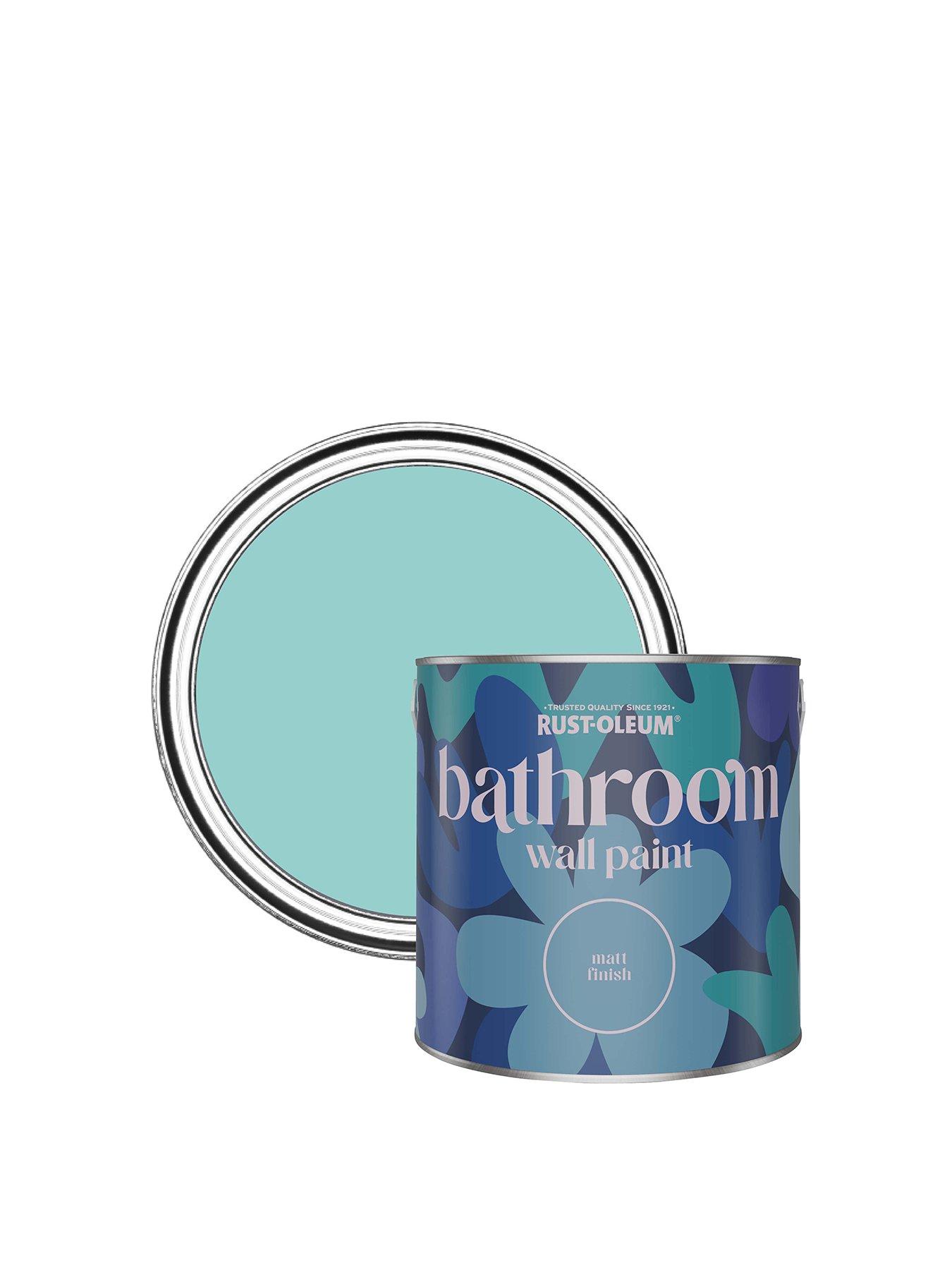 undefined Bathroom Wall Paint in Teal – 2.5-litre tin