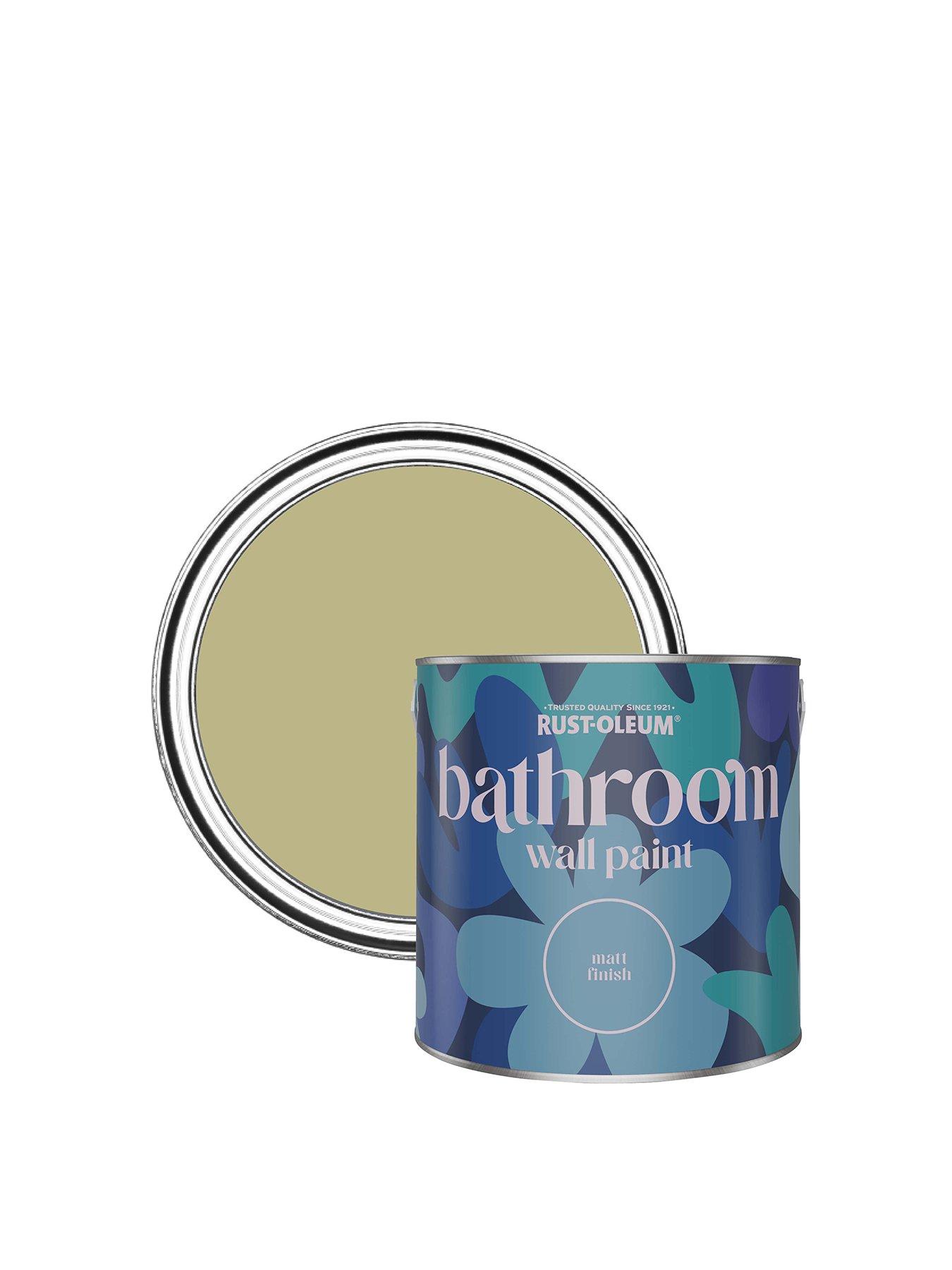 Image 1 of 4 of Rust-Oleum Bathroom Wall Paint in Sage Green &ndash; 2.5-litre tin