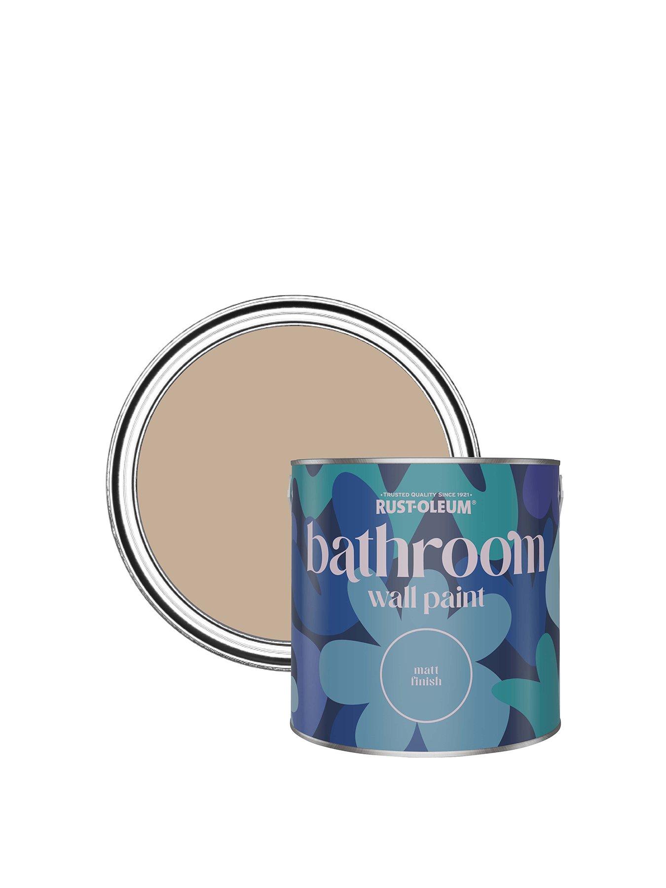 Rust-Oleum Bathroom Wall Paint in Salted Caramel – 2.5-litre tin