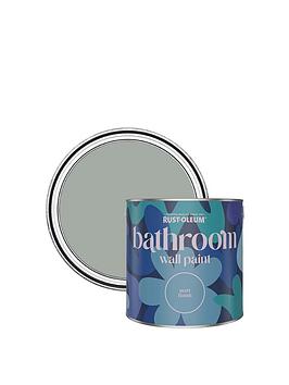 Product photograph of Rust-oleum -bathroom Wall Paint In Pitch Grey Ndash 2 5-litre Tin from very.co.uk