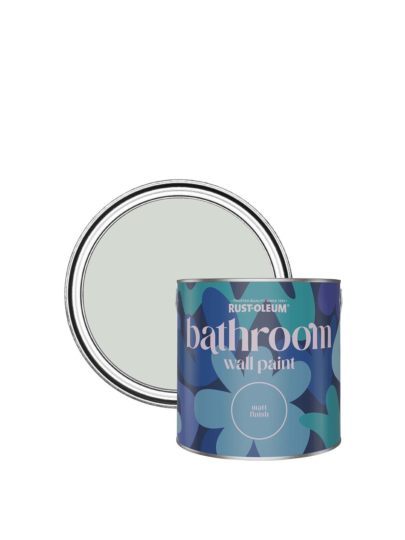 Product photograph of Rust-oleum Bathroom Wall Paint In Winter Grey Ndash 2 5-litre Tin from very.co.uk