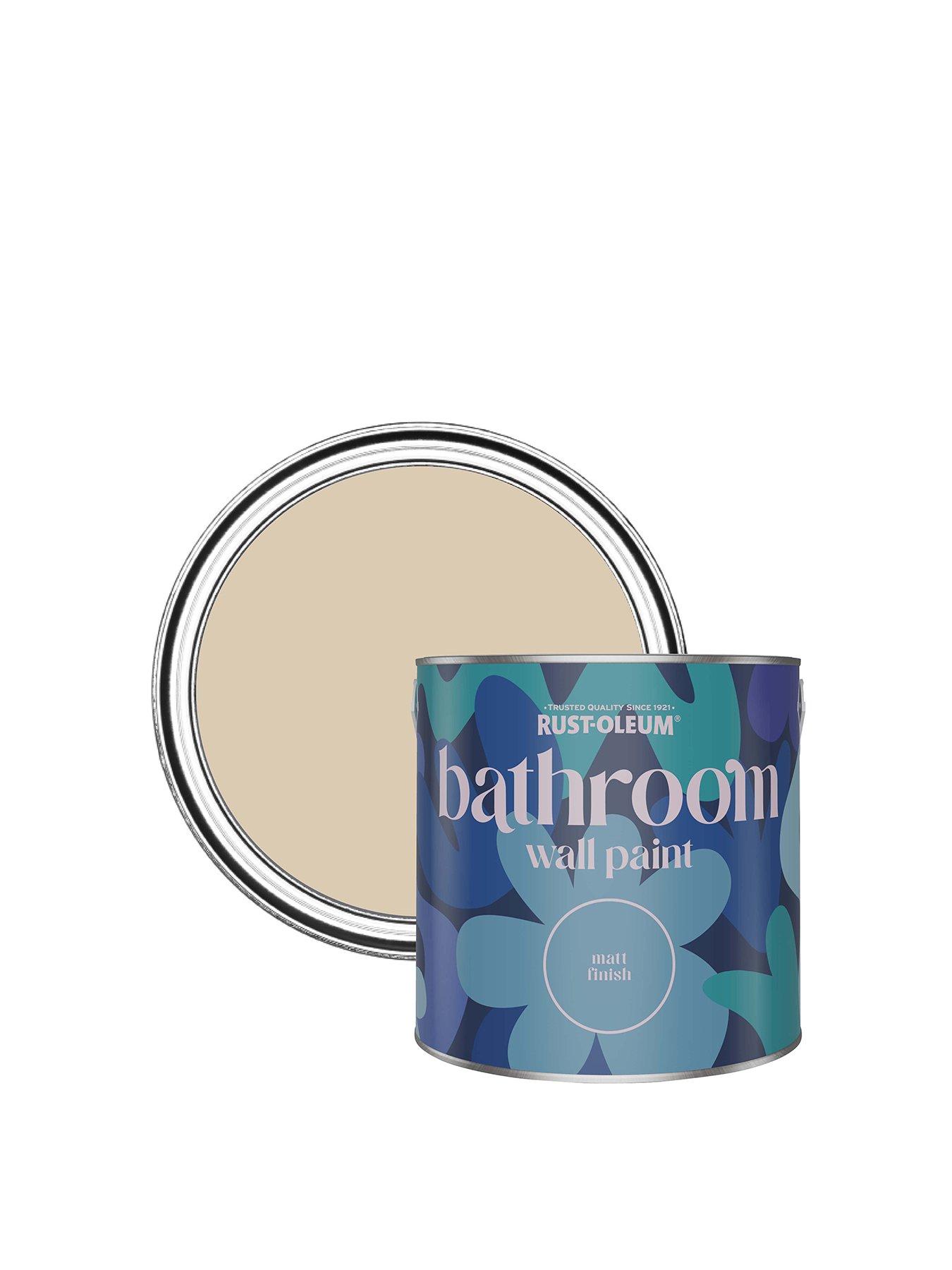 Product photograph of Rust-oleum Bathroom Wall Paint In Warm Clay Ndash 2 5-litre Tin from very.co.uk